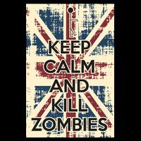 Keep Calm and Kill Zombies Vintage Wool Snapback Cap