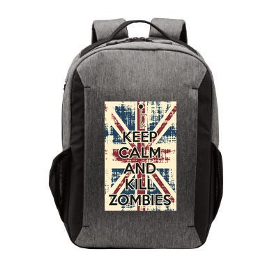 Keep Calm and Kill Zombies Vintage Vector Backpack
