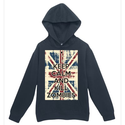 Keep Calm and Kill Zombies Vintage Urban Pullover Hoodie