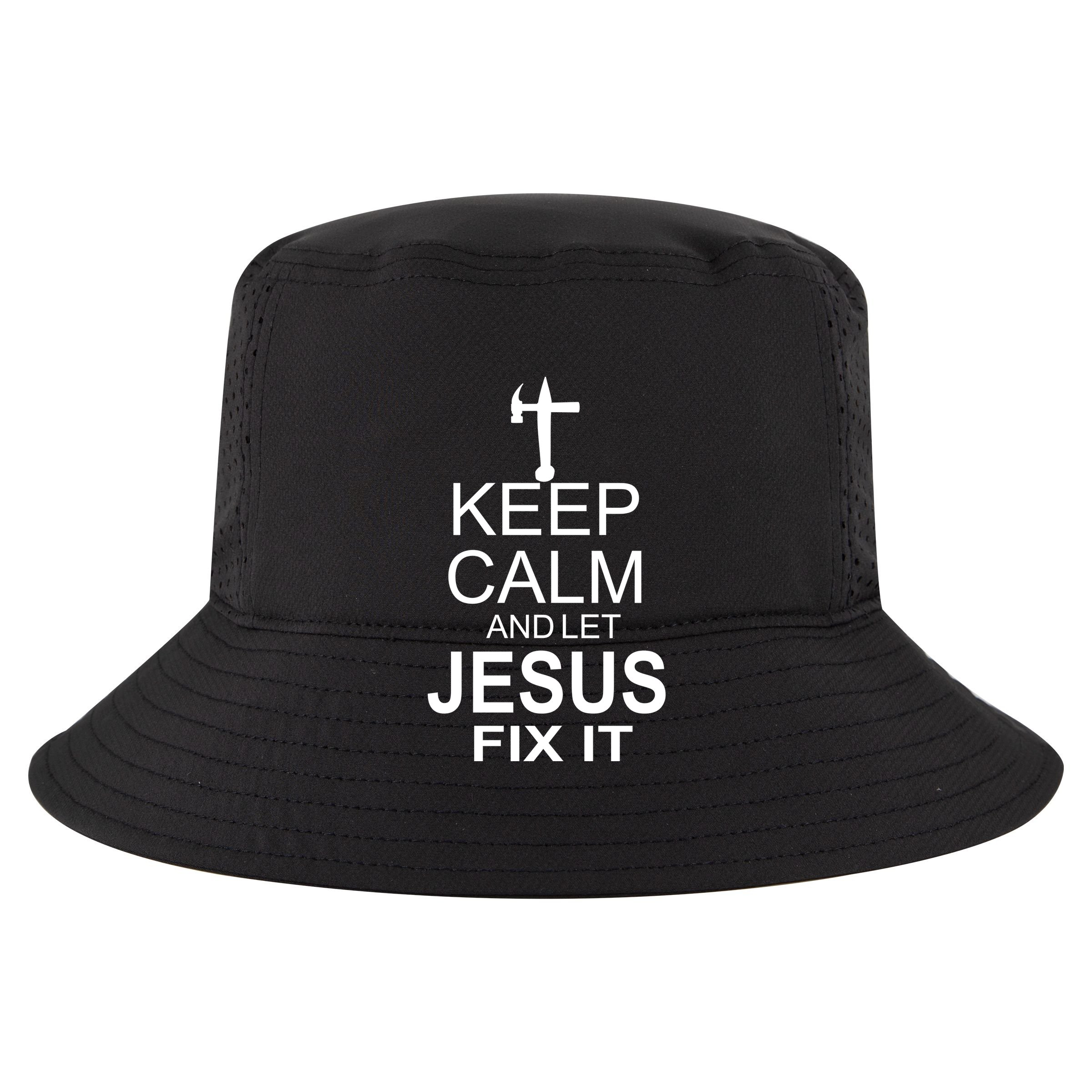 Keep Calm And Let Jesus Fix It City Backpack