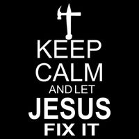Keep Calm And Let Jesus Fix It City Backpack