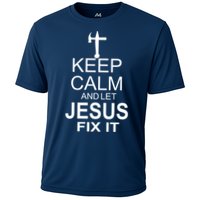 Keep Calm And Let Jesus Fix It Performance Shirt