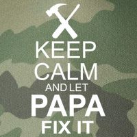 Keep Calm And Let Papa Fix It Legacy Tie Dye Trucker Hat