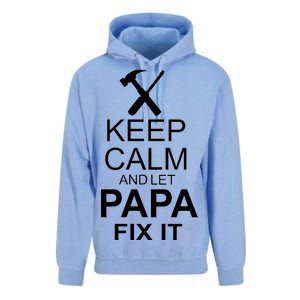 Keep Calm And Let Papa Fix It Unisex Surf Hoodie