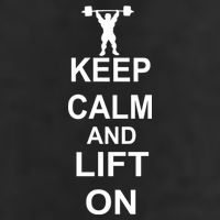 Keep Calm And Lift On Adult Drive Performance Visor