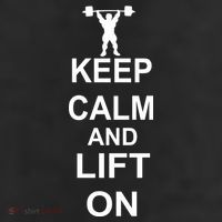 Keep Calm And Lift On 11oz C Handle Ceramic Mug