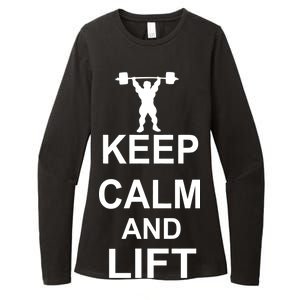 Keep Calm And Lift On Womens CVC Long Sleeve Shirt