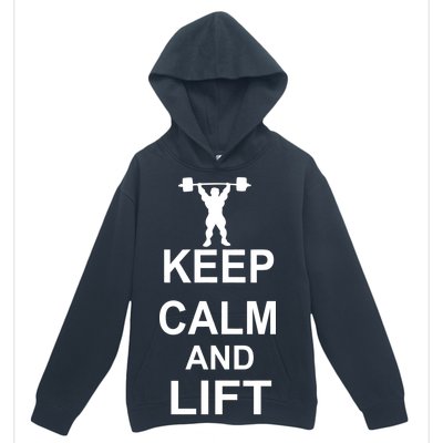 Keep Calm And Lift On Urban Pullover Hoodie