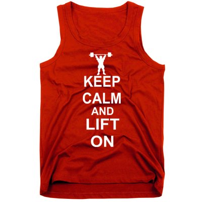 Keep Calm And Lift On Tank Top