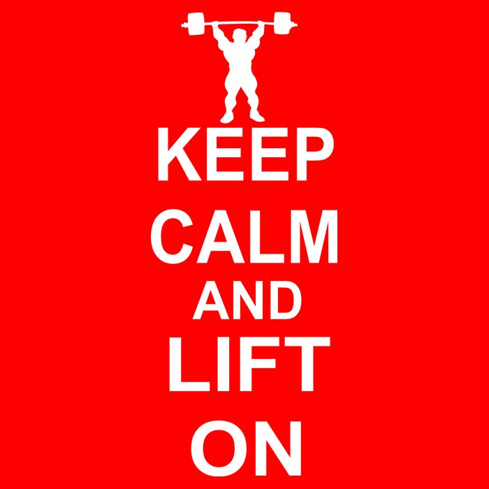 Keep Calm And Lift On Golf Towel