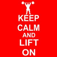 Keep Calm And Lift On Short Acrylic Beanie