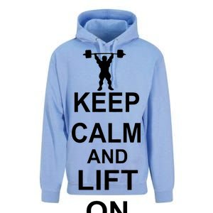 Keep Calm And Lift On Unisex Surf Hoodie