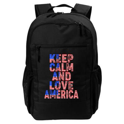 Keep Calm and Love America Backpack