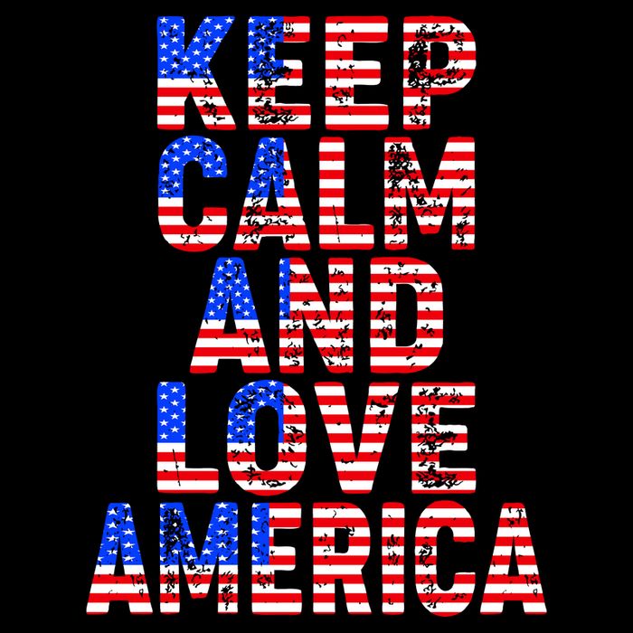 Keep Calm and Love America Poster