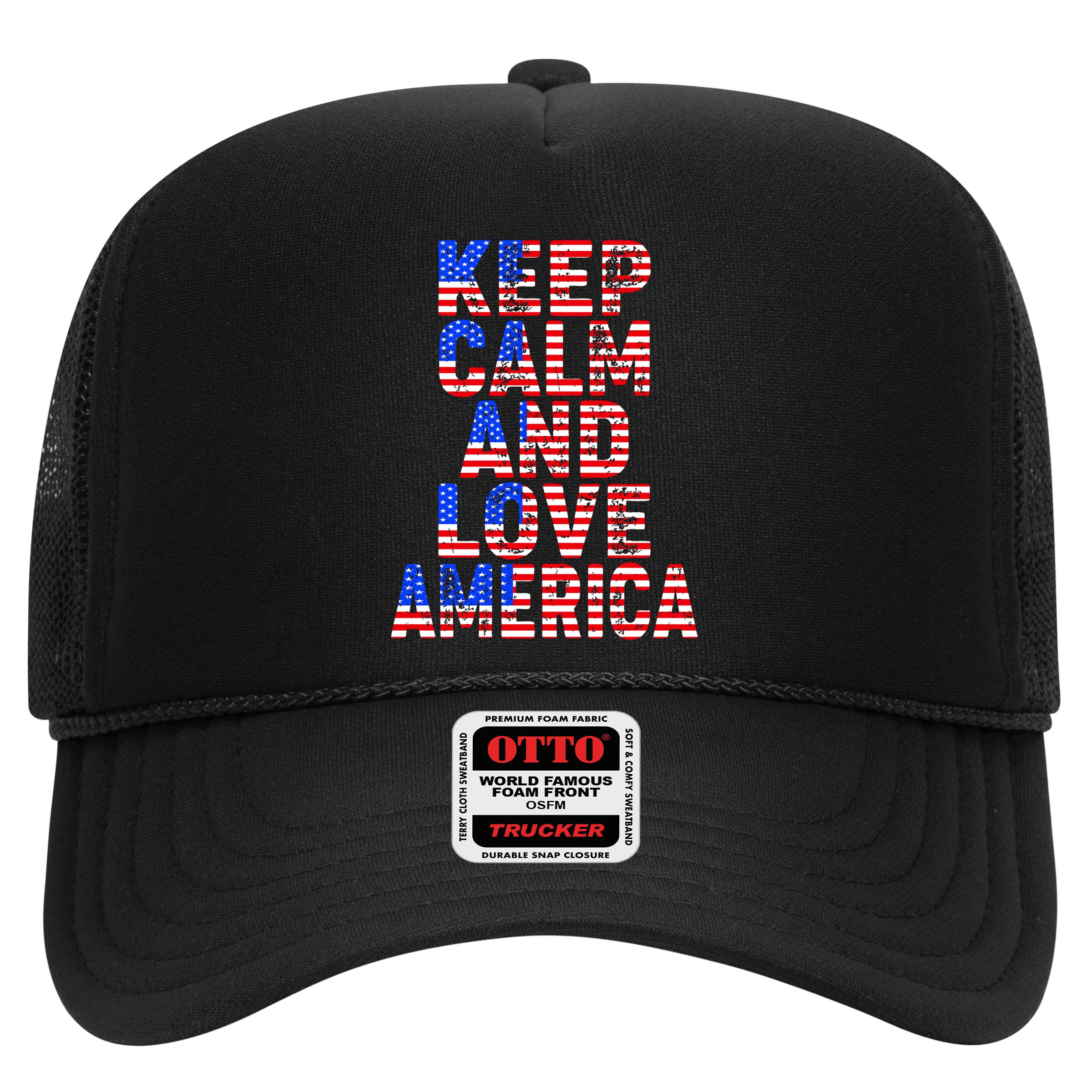 Keep Calm and Love America Hat