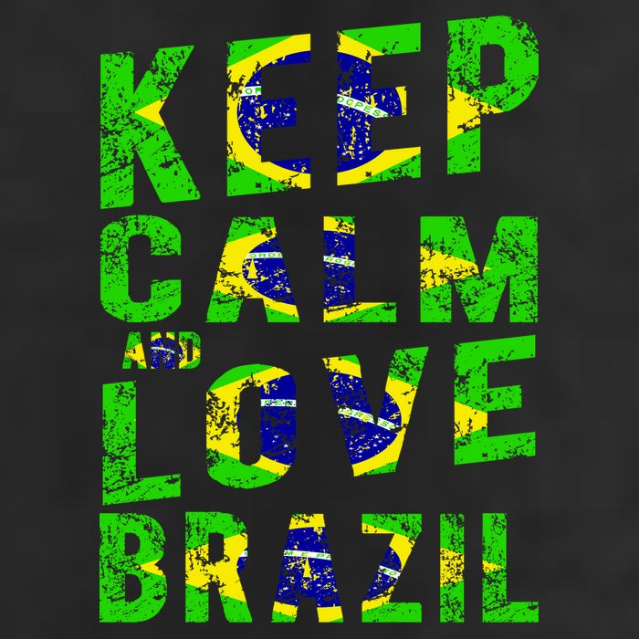 Keep Calm and Love Brazil Cool Comfort Performance Bucket Hat