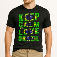 Keep Calm and Love Brazil Cooling Performance Crew T-Shirt