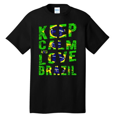 Keep Calm and Love Brazil Tall T-Shirt