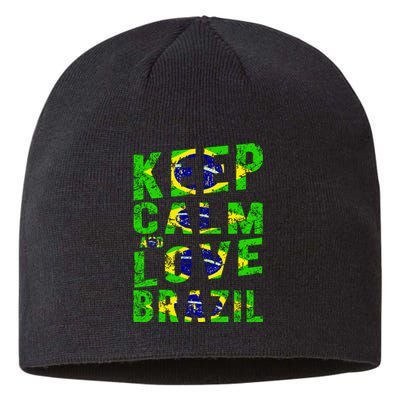 Keep Calm and Love Brazil Sustainable Beanie