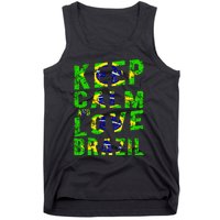 Keep Calm and Love Brazil Tank Top