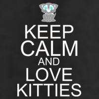 Keep Calm And Love Kitties 7 Panel Mesh Trucker Snapback Hat