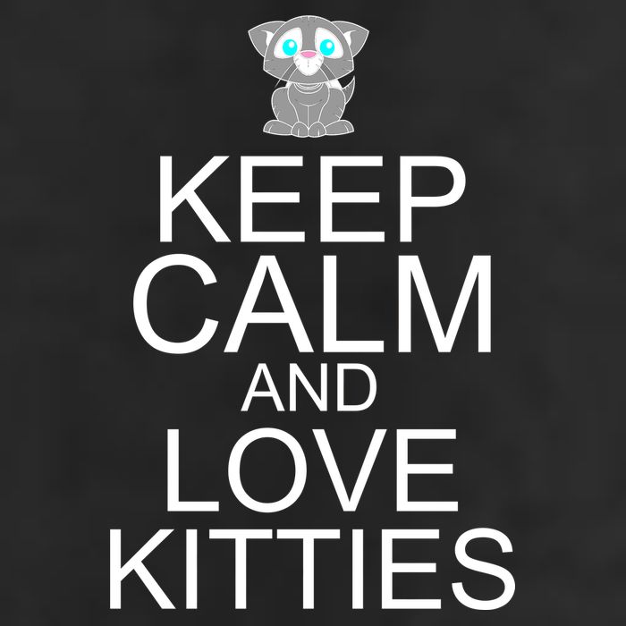 Keep Calm And Love Kitties 7 Panel Mesh Trucker Snapback Hat
