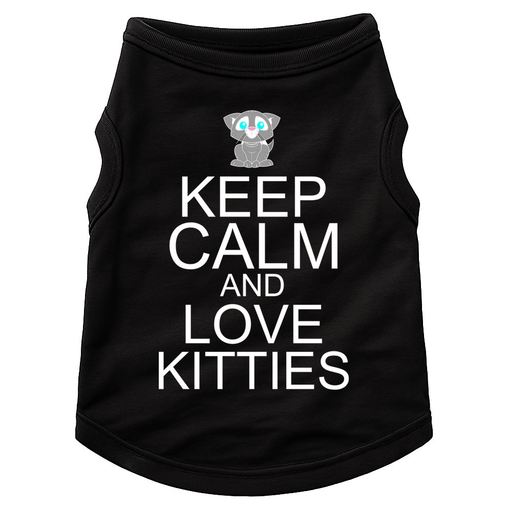 Keep Calm And Love Kitties Doggie Tank