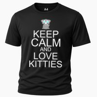 Keep Calm And Love Kitties Cooling Performance Crew T-Shirt