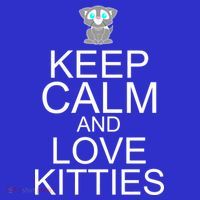 Keep Calm And Love Kitties Kids T-Shirt