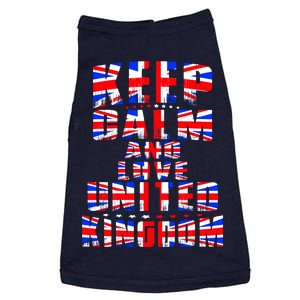 Keep Calm and Love United Kingdom Doggie Tank