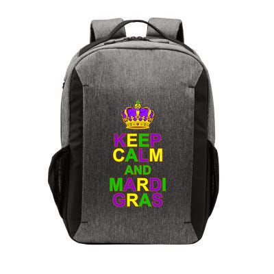 Keep Calm and Mardi Gras Crown New Orleans Vector Backpack