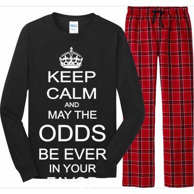 Keep Calm And May The Odds Be Ever In Your Favor Long Sleeve Pajama Set