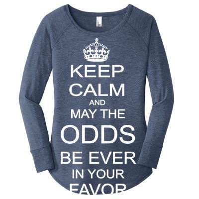 Keep Calm And May The Odds Be Ever In Your Favor Women's Perfect Tri Tunic Long Sleeve Shirt