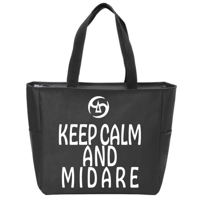Keep Calm And Midare FF14 Samurai Zip Tote Bag