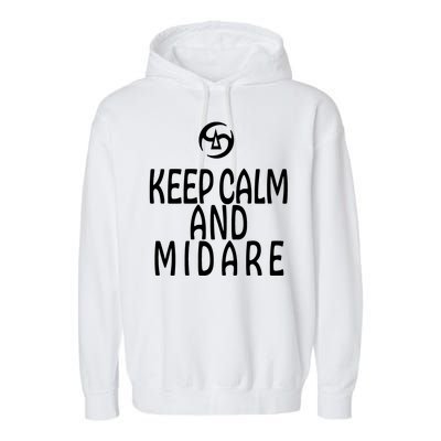 Keep Calm And Midare FF14 Samurai Garment-Dyed Fleece Hoodie