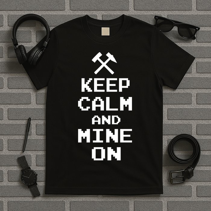 Keep Calm And Mine On T-Shirt