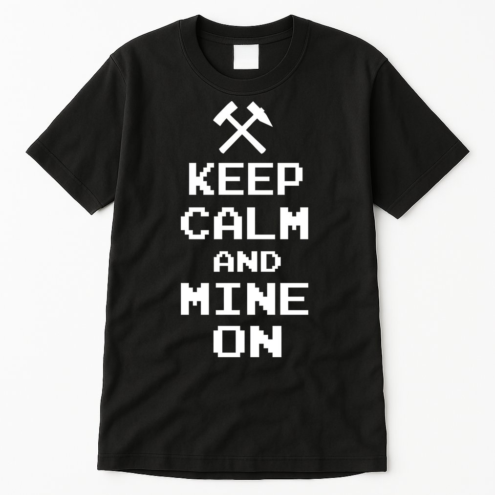 Keep Calm And Mine On Tall T-Shirt