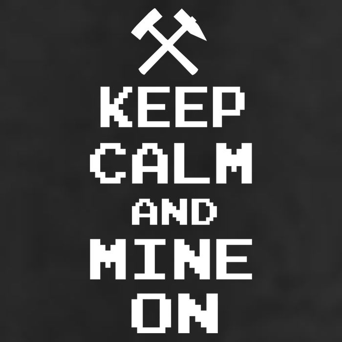Keep Calm And Mine On Golf Towel