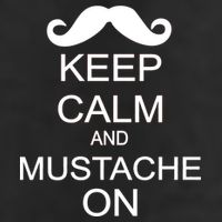 Keep Calm And Mustache On Cool Comfort Performance Bucket Hat