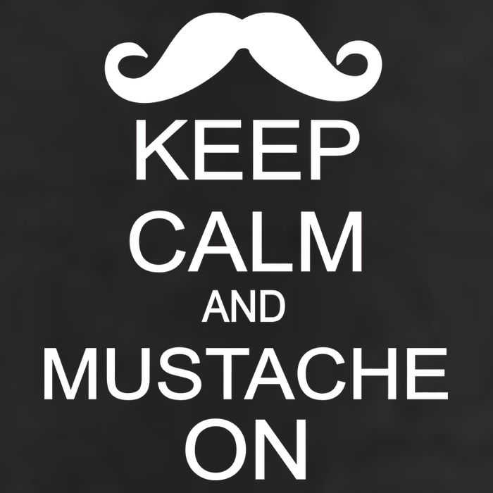 Keep Calm And Mustache On Cool Comfort Performance Bucket Hat