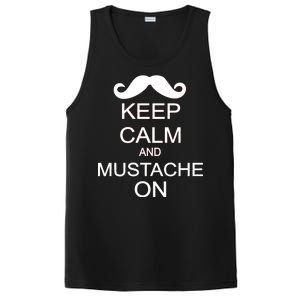 Keep Calm And Mustache On PosiCharge Competitor Tank