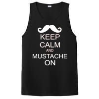 Keep Calm And Mustache On PosiCharge Competitor Tank