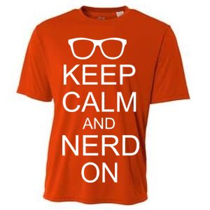 Keep Calm and Nerd On Cooling Performance Crew T-Shirt