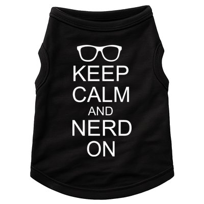 Keep Calm and Nerd On Doggie Tank