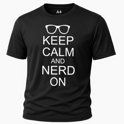Keep Calm and Nerd On Cooling Performance Crew T-Shirt
