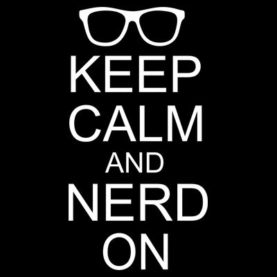 Keep Calm and Nerd On T-Shirt