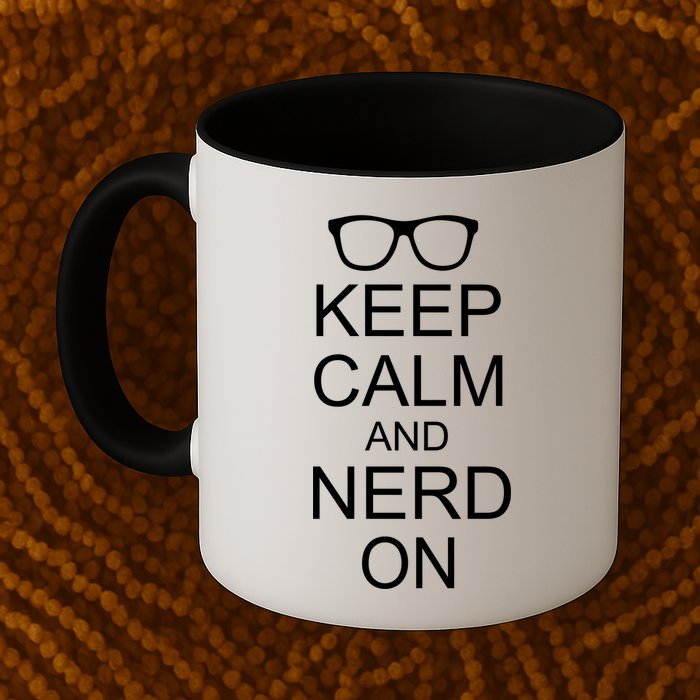 Keep Calm and Nerd On Mug