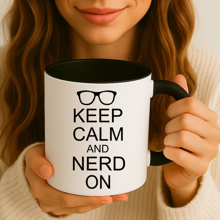 Keep Calm and Nerd On Mug