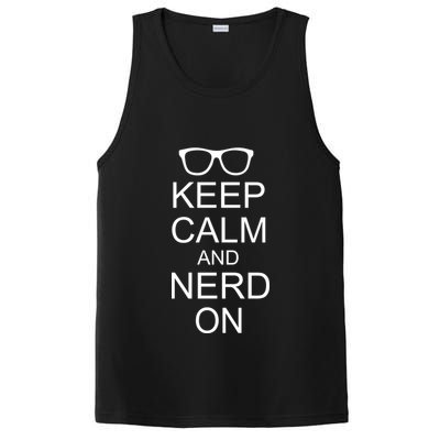 Keep Calm and Nerd On PosiCharge Competitor Tank