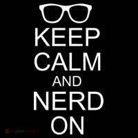 Keep Calm and Nerd On PosiCharge Competitor Tank